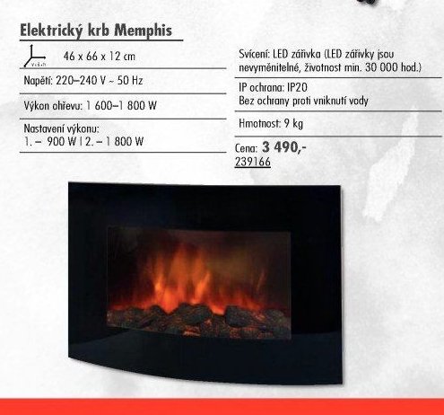 Elektrický krb Memphis - UNI HOBBY akcniletaky.com