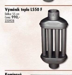 Výměník tepla L550 F - UNI HOBBY akcniletaky.com