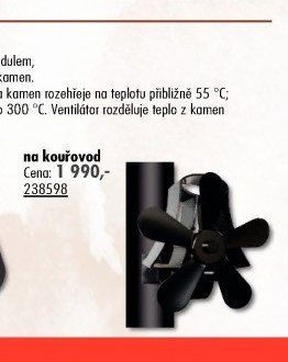 Ventilátor krbový na kouřovod - UNI HOBBY akcniletaky.com