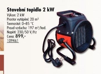 Stavební topidlo 2 kW - UNI HOBBY akcniletaky.com
