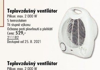 Teplovzdušný ventilátor - UNI HOBBY akcniletaky.com