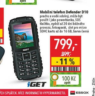 Mobilní telefon Defender D10