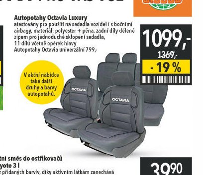 Autopotahy Octavia Luxury