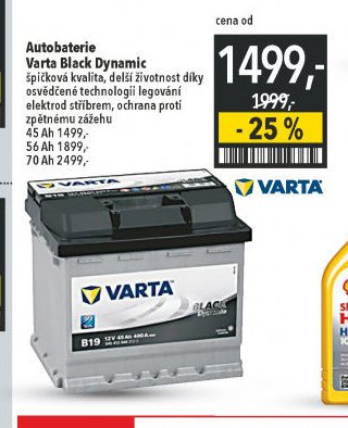 Autobaterie Varta Black Dynamic