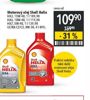 Motorový olej Shell Helix
