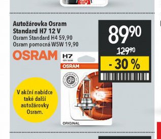Autožárovka Osram Standard H7 12 V