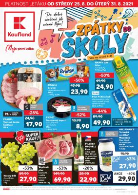 akční leták Kaufland 25.8.2021-31.8.2021