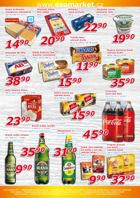 akční leták ESO MARKET 25.8.2021-5.9.2021