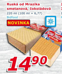 Ruská zmrzlina Prima