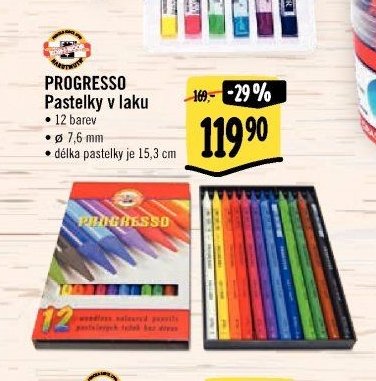 PROGRESSO Pastelky v laku
