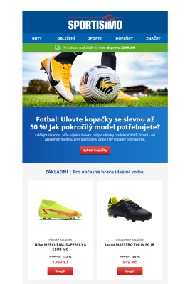 akční leták Sportisimo 22.8.2021-27.8.2021