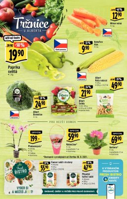 akční leták Albert 25.8.2021-31.8.2021