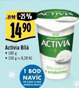Bílý jogurt Activia Danone