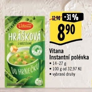 Instantní polévky Vitana