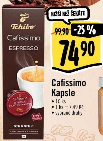 Kapsle Cafissimo Tchibo