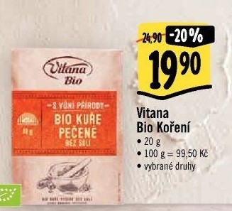 Koření Bio Vitana