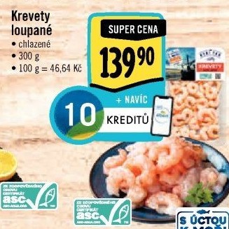 Krevety loupané Albert