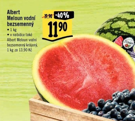 Meloun vodní bezsemenný Albert