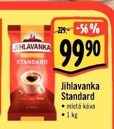 Mletá káva Standard Jihlavanka