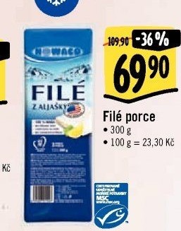 Rybí filé mražené Nowaco