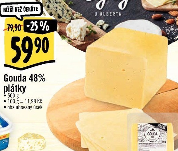 Sýr Gouda 48% Albert