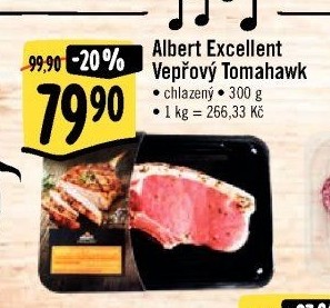 Vepřový steak tomahawk Albert Excellent