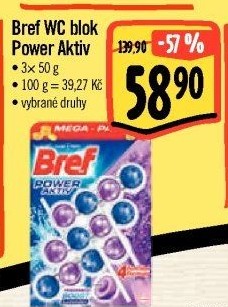 WC blok tuhý Power Aktiv Bref