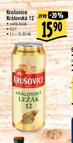 Krušovice Královská 12