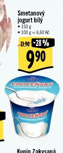 Smetanový jogurt bílý
