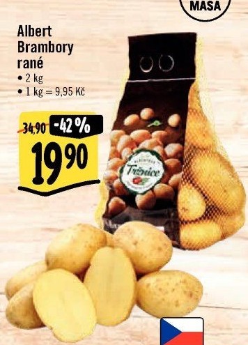 Brambory konzumní rané Albert