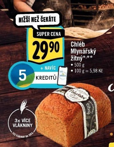 Chléb Mlynářský žitný Albert