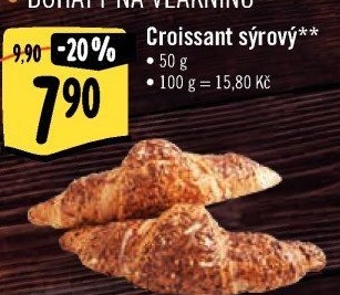 Croissant sýrový