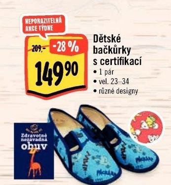 Dětské bačkůrky