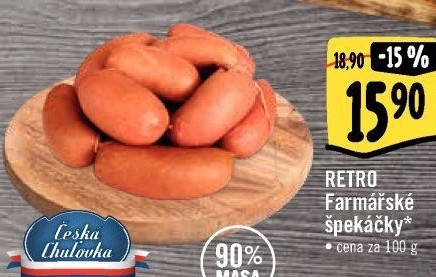 Farmářské špekáčky Albert Retro