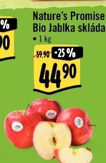 Jablka bio Nature'