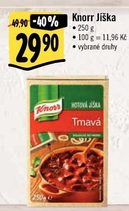 Jíška hotová Knorr