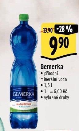 Minerální voda Gemerka