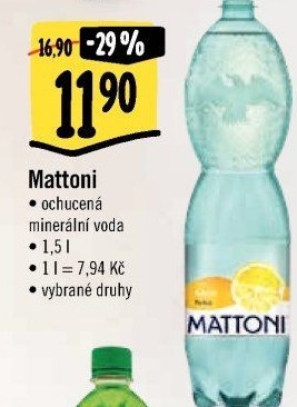 Ochucená voda Mattoni