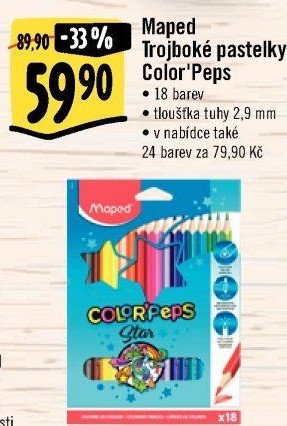 Pastelky Maped Color´Peps