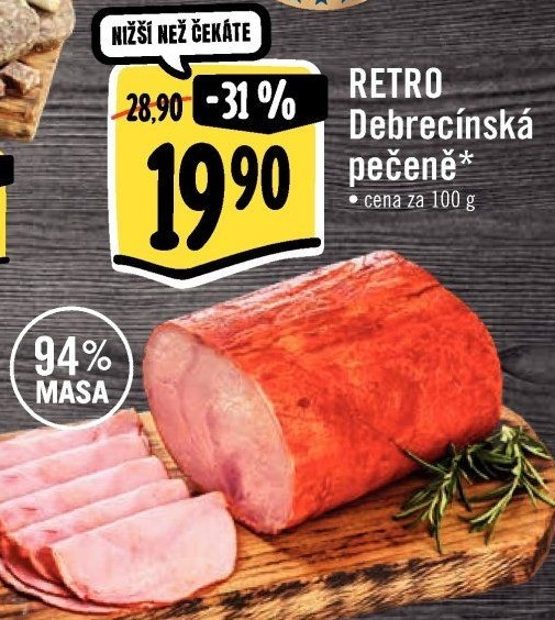 Pečeně debrecínská Albert Retro