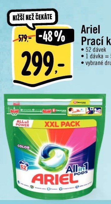 Prací kapsle Ariel