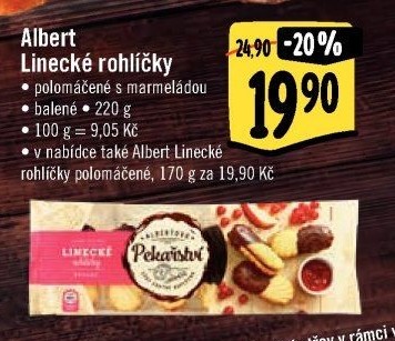Rohlíčky linecké Albert