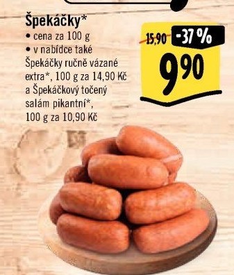 Špekáčky ručně vázané extra