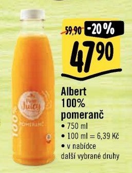 Šťáva 100% Albert