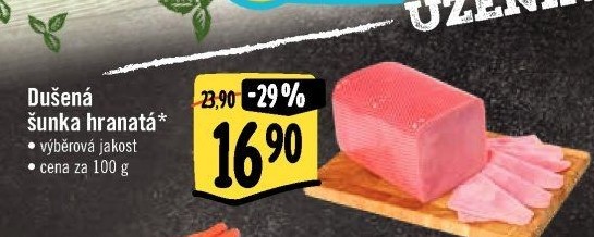 Šunka dušená hranatá výběrová