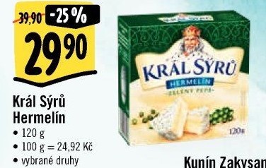 Sýr Hermelín Král sýrů