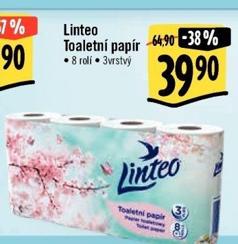 Toaletní papír 3vrstvý Linteo