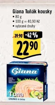 Tuňák kousky Giana