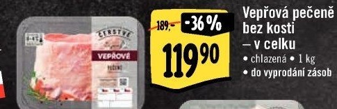 Vepřová pečeně bez kosti Albert