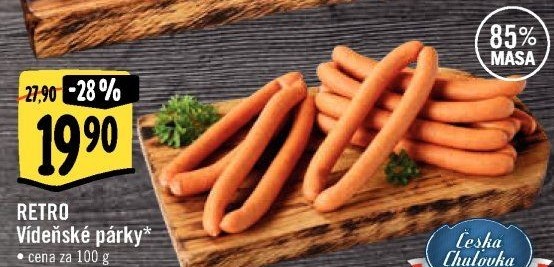 Vídeňské párky Albert Retro